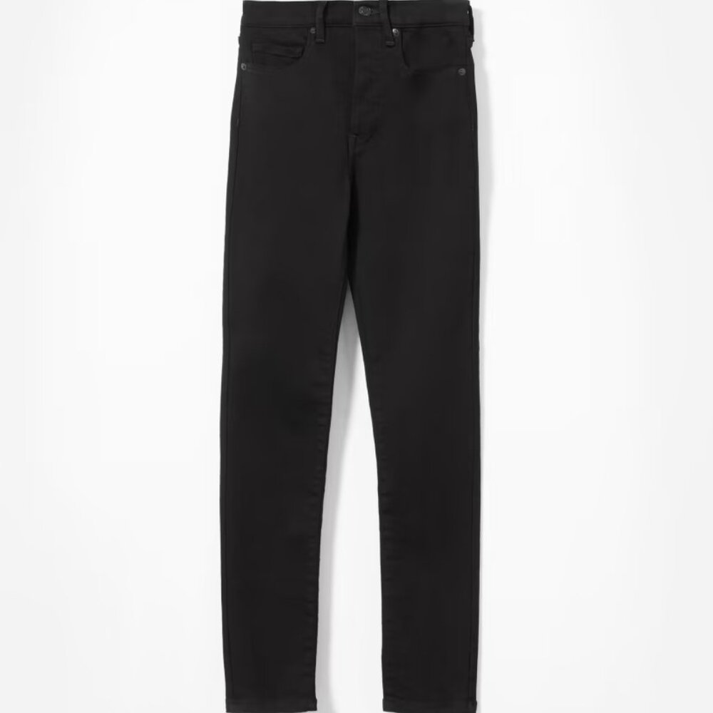 The Authentic Stretch High-Rise Skinny Black Size 30
